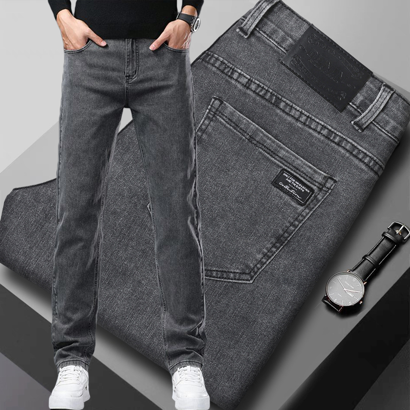 Levis Jeans 501 - 남성 슬림 청바지 한국 패션 신축성