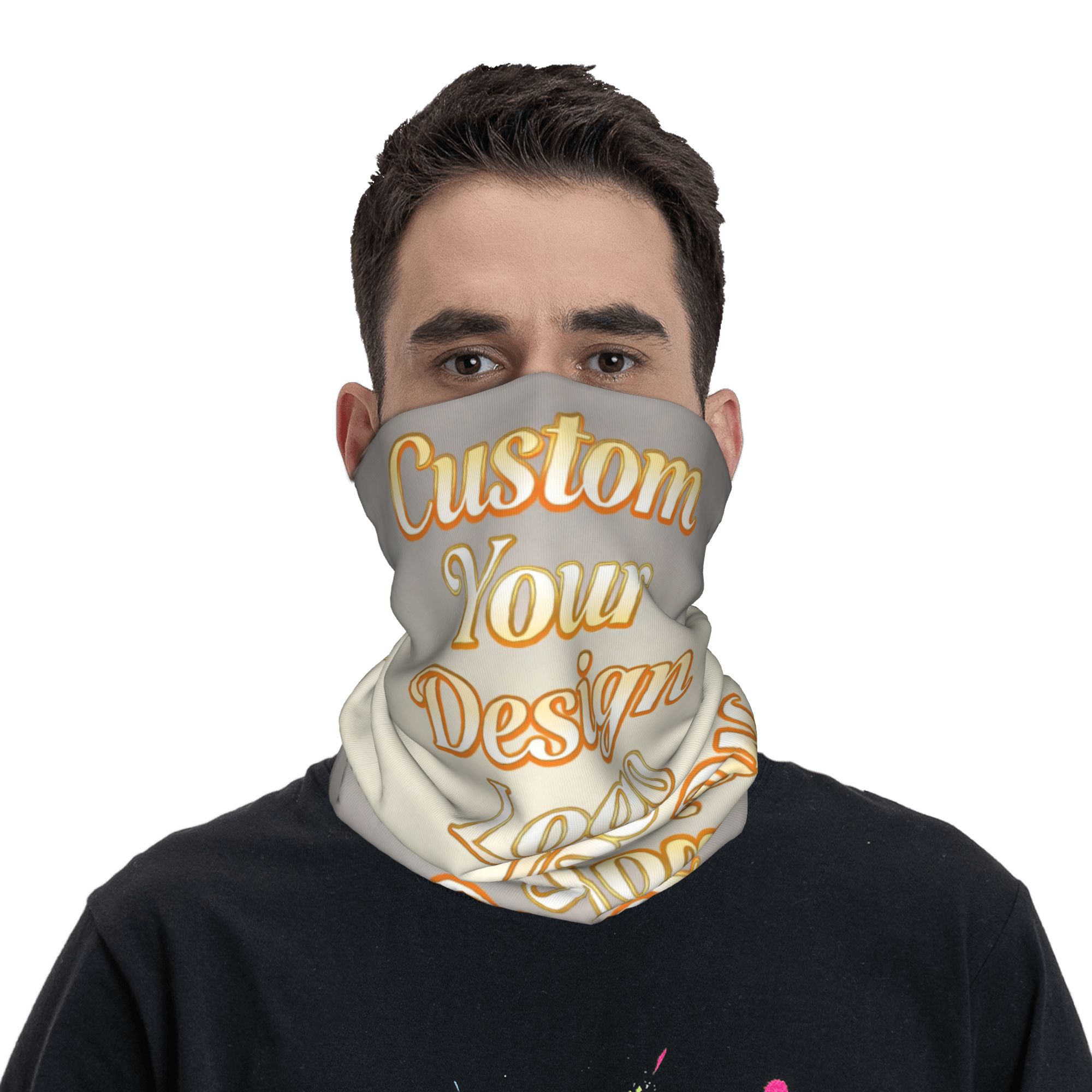 사진 이름이 새겨진 맞춤형 반다나 넥 게이터, 스키,  - Initial Ring Custom 리뷰 및 가격
