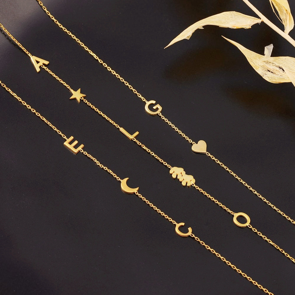 맞춤형 이니셜 이름 목걸이, 커플 주얼리, 스테인리스  - Birth Flower Necklace 리뷰 및 가격